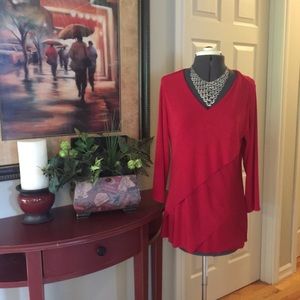 Chico’s red top